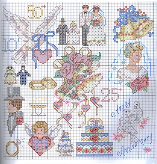 2001 Cross Stitch Designs - weddings and anniversaries patron.jpg
